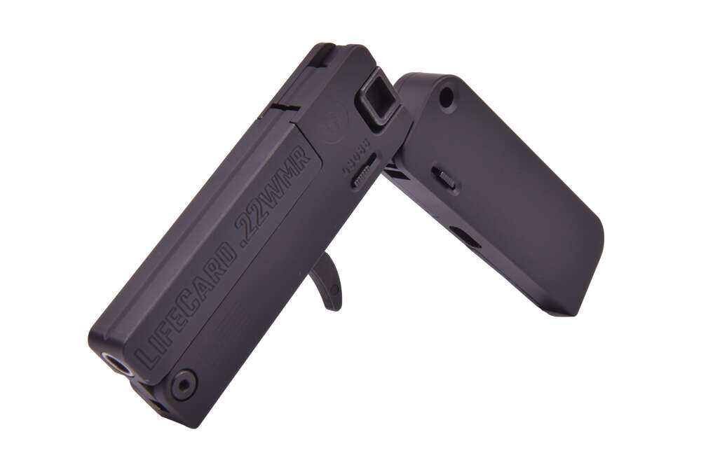 Handguns Trailblazer Firearms LifeCard 22Magnum LIFECARD 22MAG BLACK/BLACK •  • Model: LifeCard